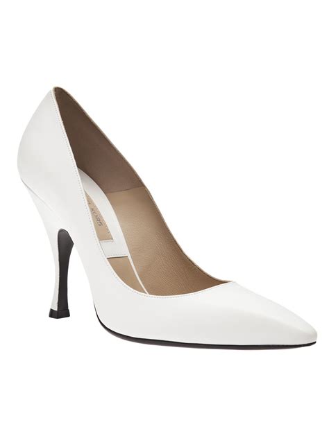 michael kors heels white|Michael Kors heels size 10.